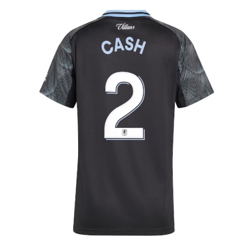 Billige Fotballdrakt Aston Villa Matty Cash #2 Replika Bortedrakt Dame 2025-26 Kortermet Billige Fotballdrakt Aston Villa Matty Cash #2 Replika Bortedrakt Dame 2025-26 Kortermet